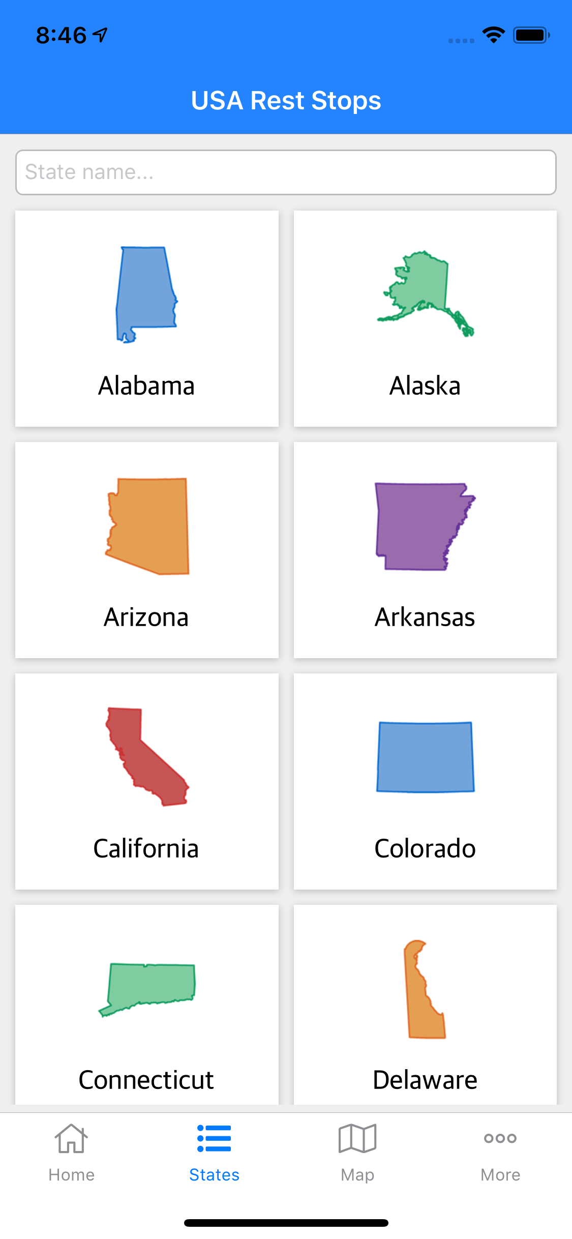 USA Rest Stops