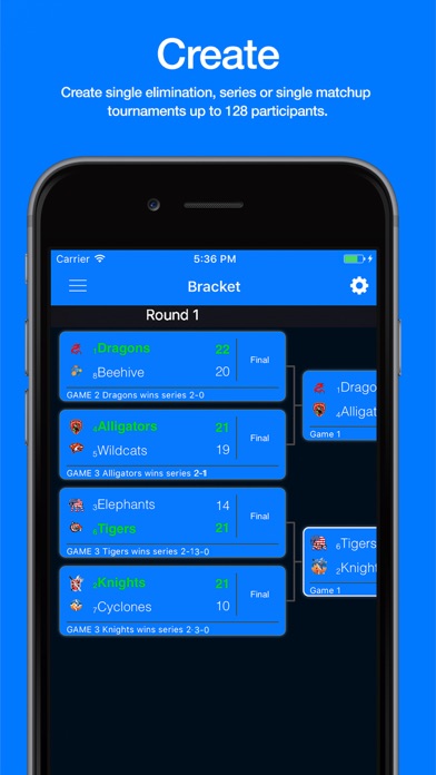 Tournament Mgr Screenshot 1 - AppWisp.com Tournament Mgr Screenshot 1 - AppWisp.com