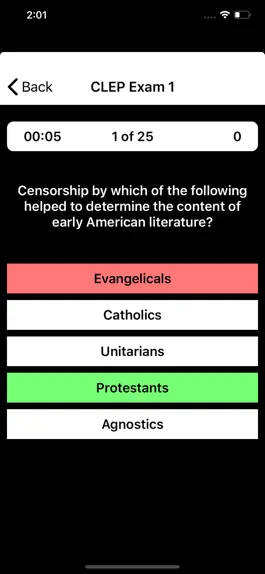 Game screenshot CLEP American Literature Prep hack