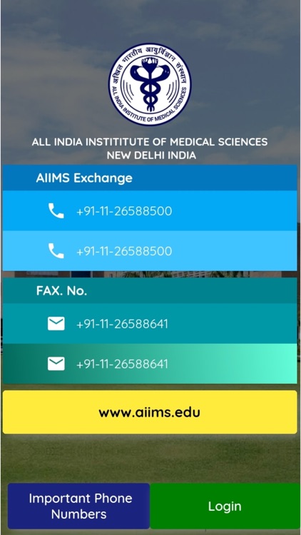 Directory AIIMS New Delhi