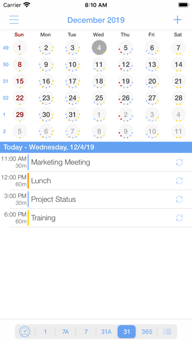 miCal - the missing calendar for your events, reminders and birthdays Screenshot 9