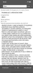 Liturgický kalendár screenshot #2 for iPhone