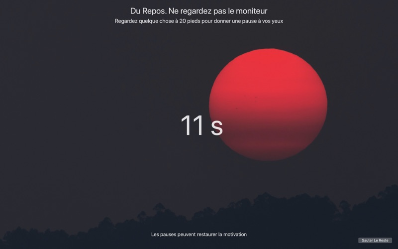 Screenshot #2 pour Eye Timer - Repos des yeux