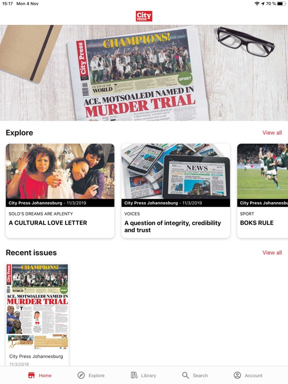 Screenshot #4 pour City Press - Johannesburg