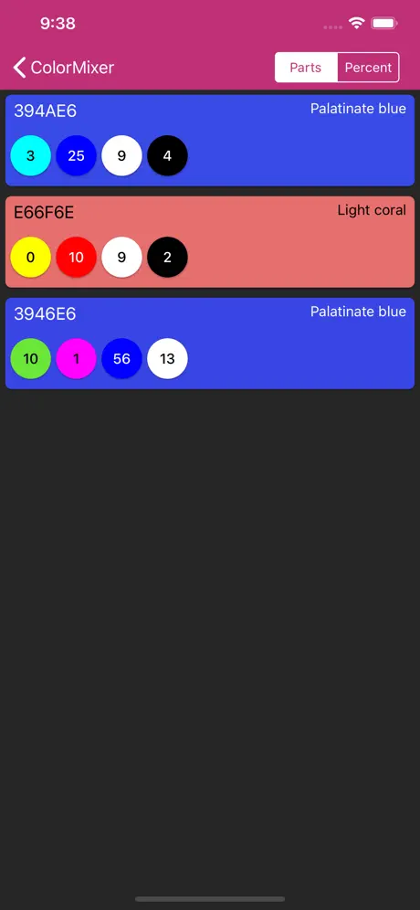 ColorMixer Mix Unmix & Convert