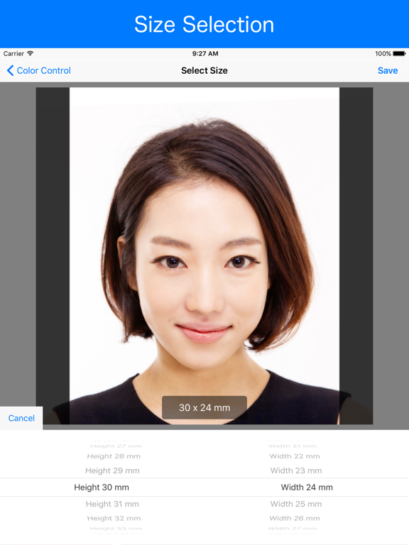 Easy-ID-Photo Creator Pro iPad screenshot 5 - Photo & Video app