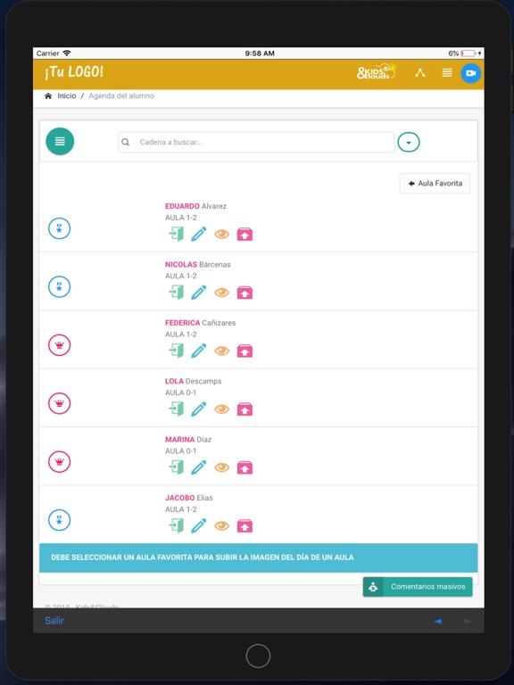 Screenshot #4 pour Kids&Clouds - Agenda digital