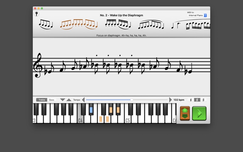 How to cancel & delete vocal exercises 4