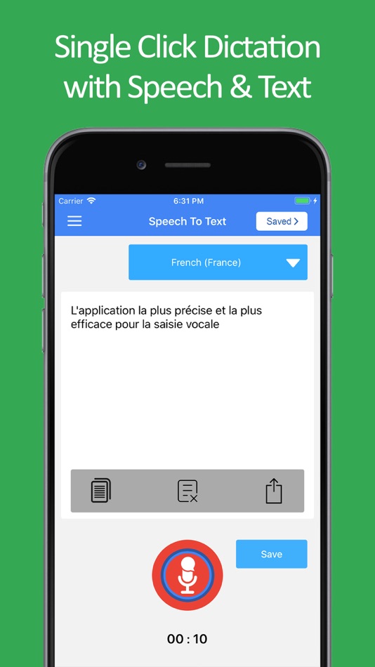 #3. Speech to Text Voice Typing (iOS) Podle: Mudasser Khalid