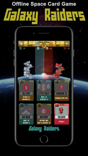 Galaxy Raiders - space cards screenshot 1