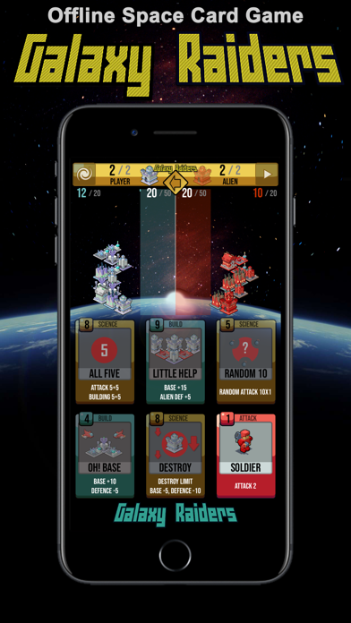 Galaxy Raiders - space cardsのおすすめ画像1