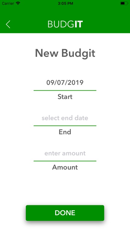 Budgit - Simple Saver