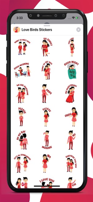 Love Birds Cute Stickers(圖1)-速報App