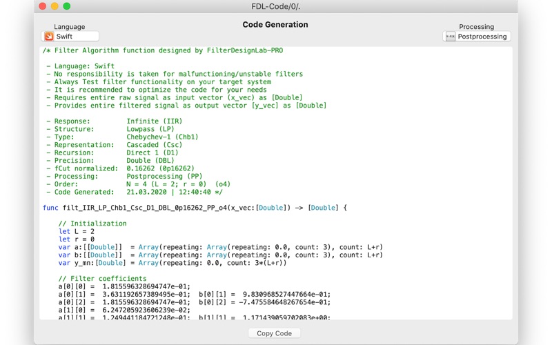 Screenshot #3 pour FilterDesignLab-PRO
