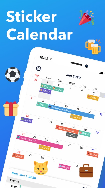 Sticker Calendar: Time Planner