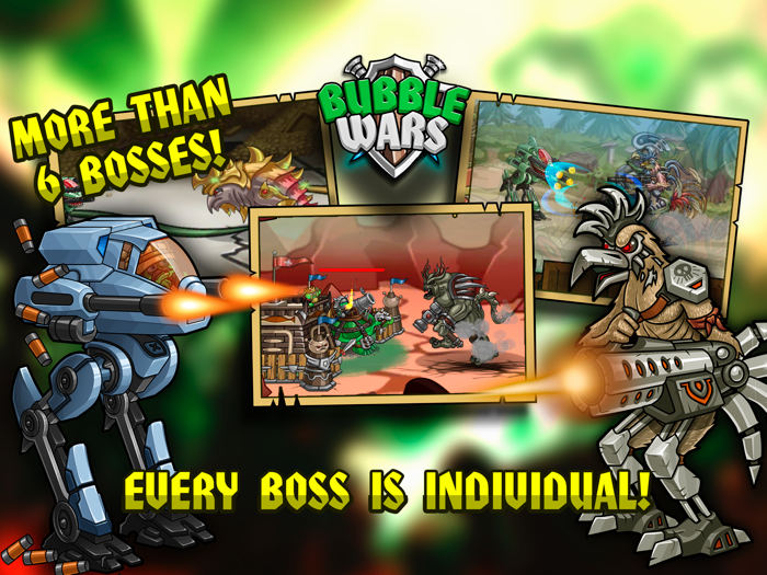 Bubble Wars Castle battle