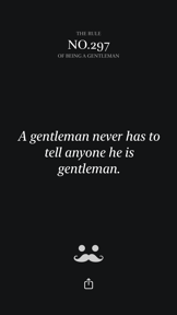 The Rules of Being a Gentleman screenshot