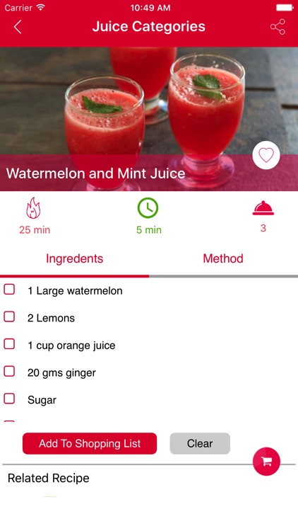 Fresh Juice Recipe screenshot-3