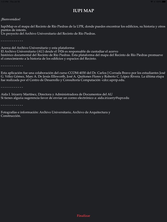 IUPIMap iPad screenshot 6 - Education app