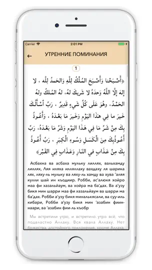Скриншот DailyZikr - Поминания Аллаха на iPhone 2