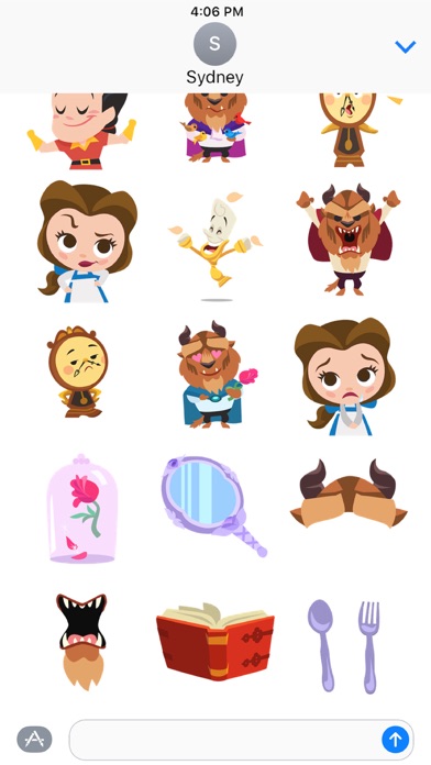 Beauty and the Beast Stickers