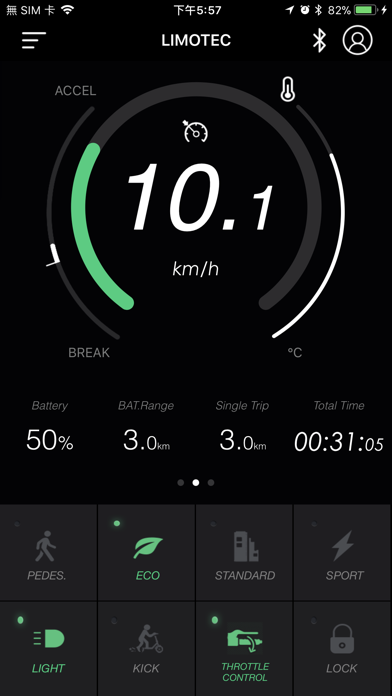 LIMOTEC CONNECT Screenshot