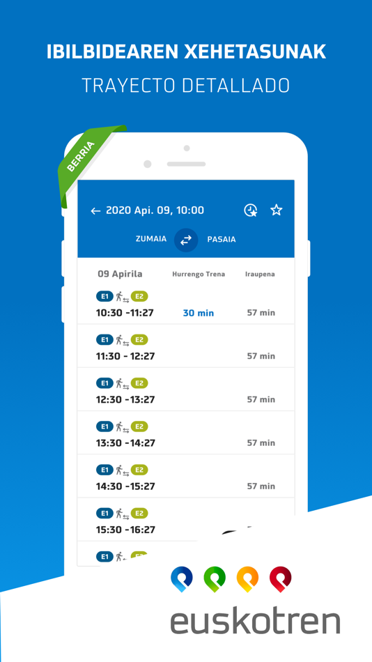 #3. Euskotren (iOS) 由: SOCIEDAD PUBLICA EUSKO TRENBIDEAK FERROCARRILES VASCOS SOCIEDAD ANONIMA