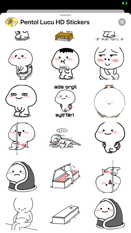 Top Pentol Lucu Stickers HD