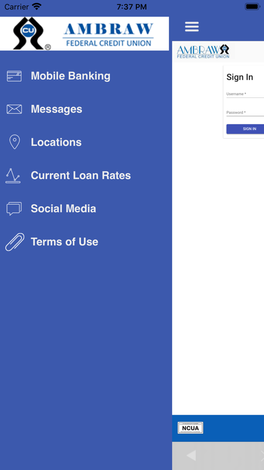 #1. Ambraw FCU (iOS) 由: Ambraw Federal Credit Union