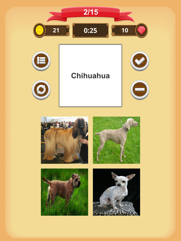 Dogs - Quiz iPad screenshot