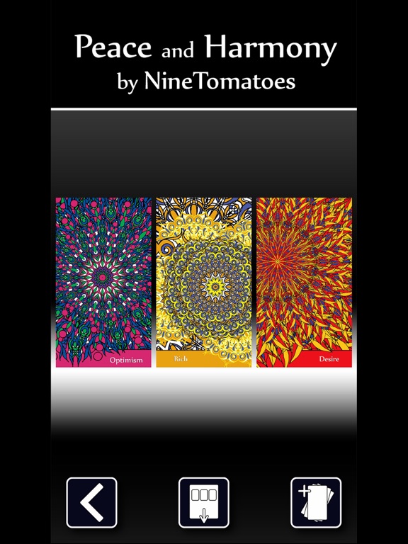 NineTomatoes Peace and Harmony iPad screenshot 5 - Lifestyle app