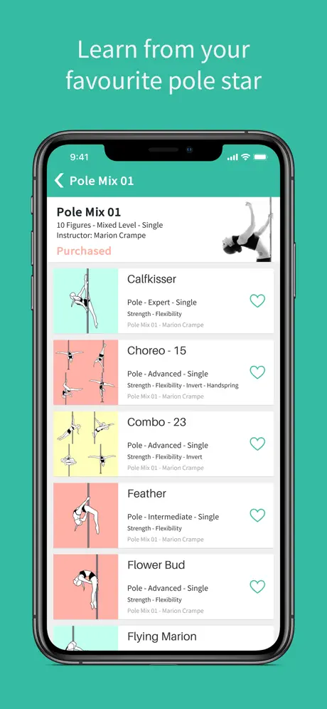 Polearn - Pole Dance Tutorials