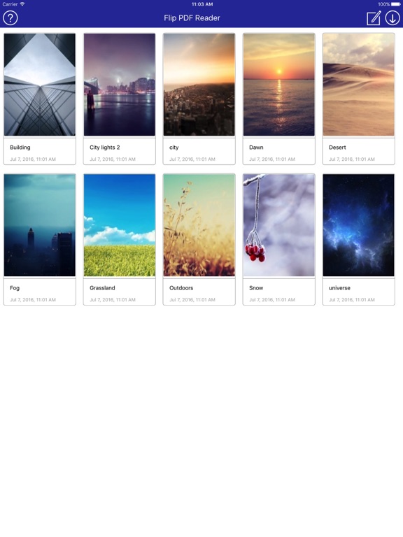 Screenshot #4 pour Flip PDF Reader