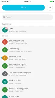 cisco meeting iphone screenshot 1
