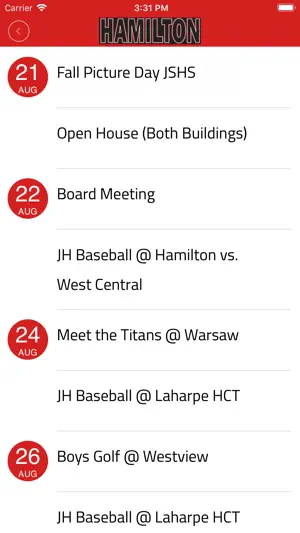 Hamilton School District 328 screenshot 4