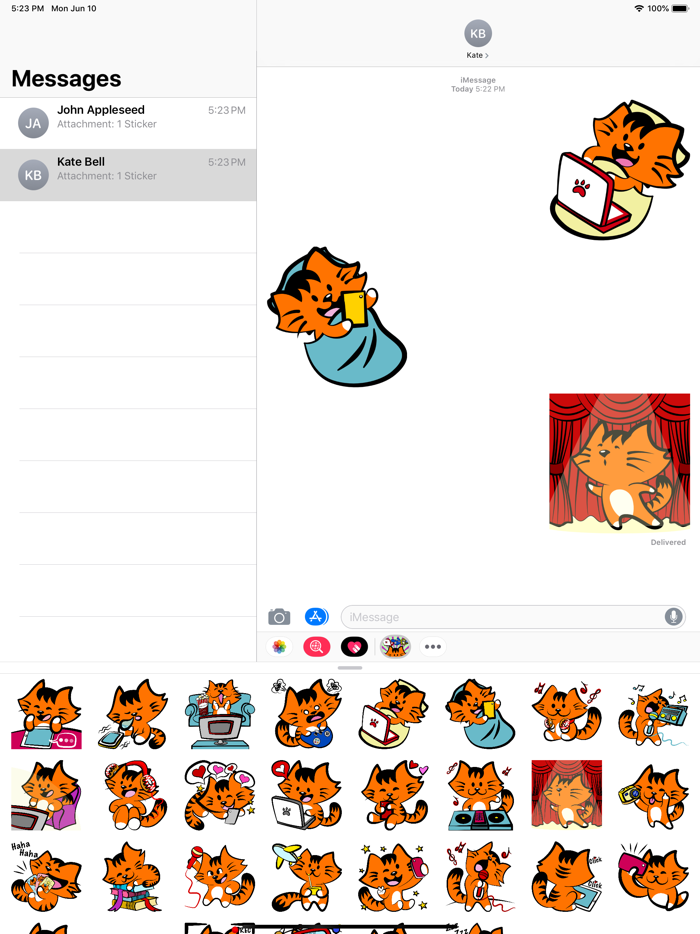 Kikimoji Fun - Cat Sticker