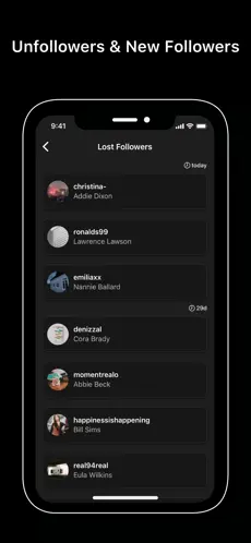 Screenshot 2 Social Ghost : Analizador iphone
