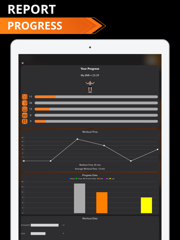 30 Day Workout Challenge Sport iPad screenshot 4 - Health & Fitness app