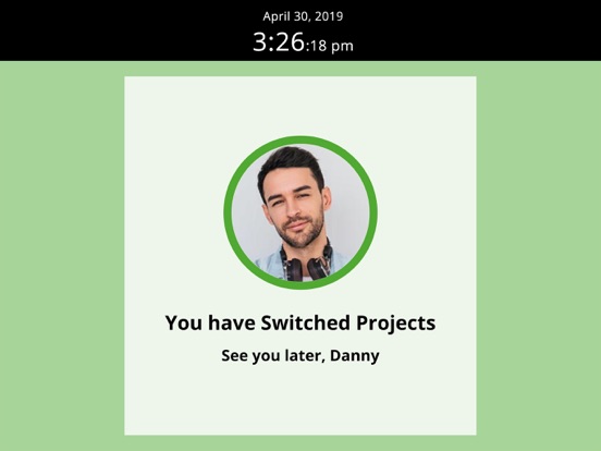 Time Tracker Kiosk by eBillity iPad screenshot 5 - Business app