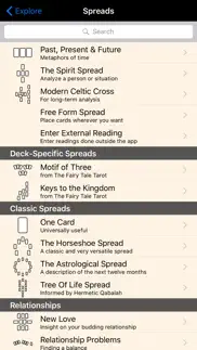 the fairy tale tarot iphone screenshot 3