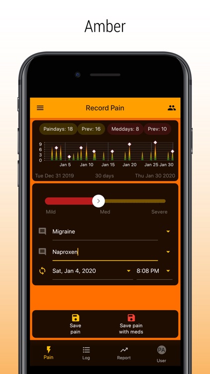 PainLog - migraine, pain, meds screenshot-6