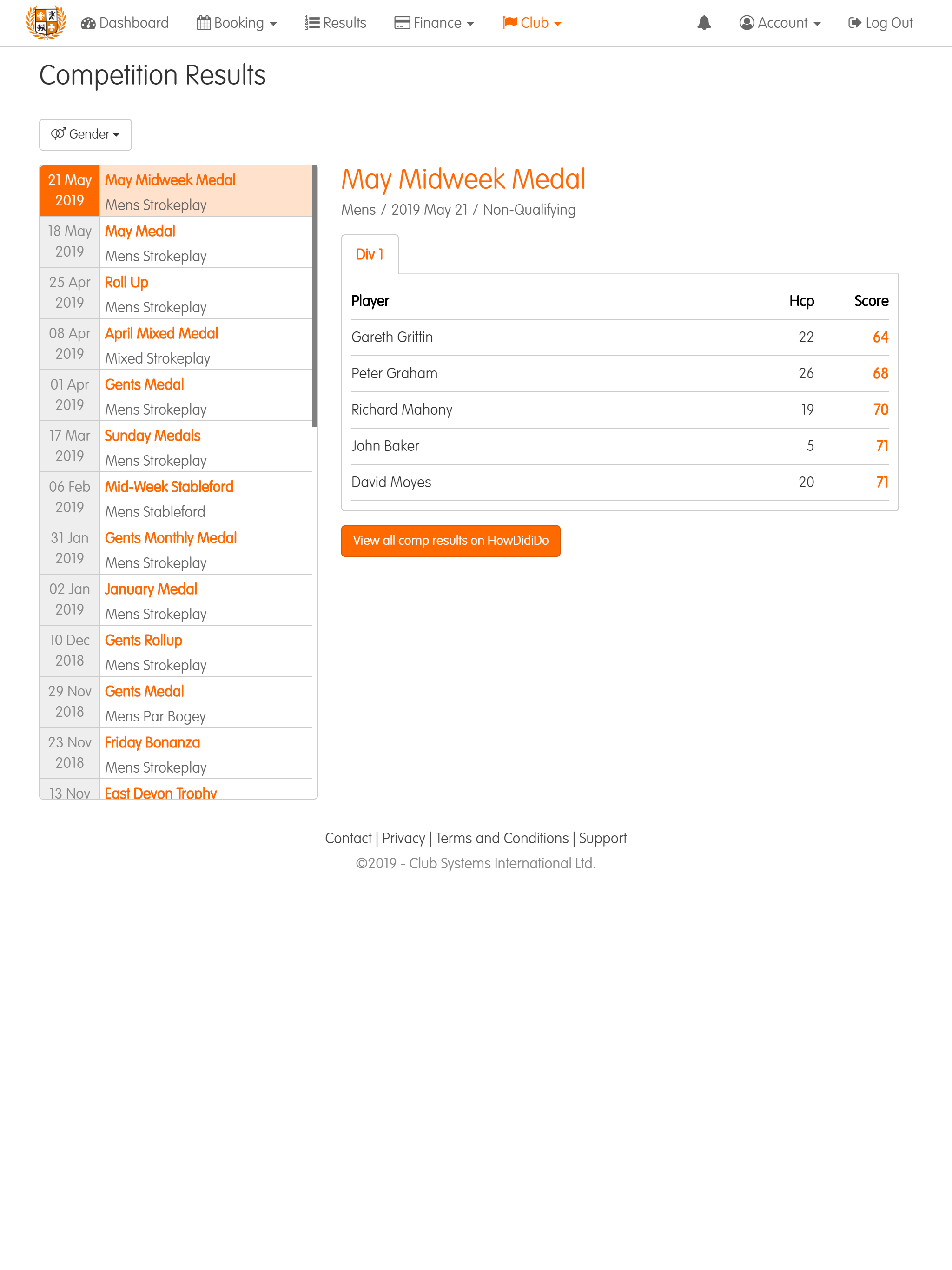 ClubV1 Members Hub screenshot 13