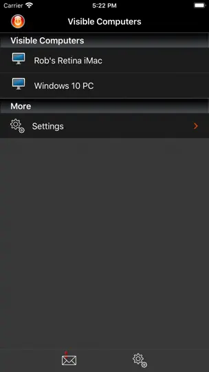 Captura de pantalla de Off Remote en iPhone 5