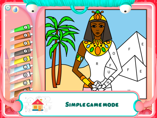 Pretty Princess Coloring Book iPad app afbeelding 3