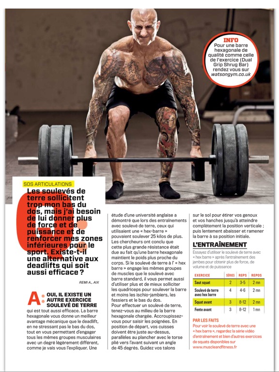 Screenshot #5 pour Muscle & Fitness France