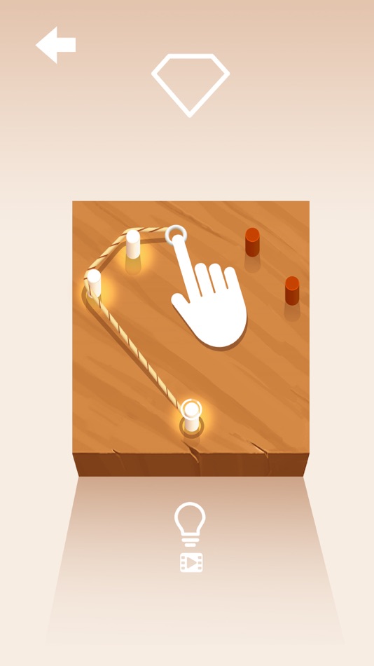 #1. Rope N Roll (iOS) 由: Crazy Labs