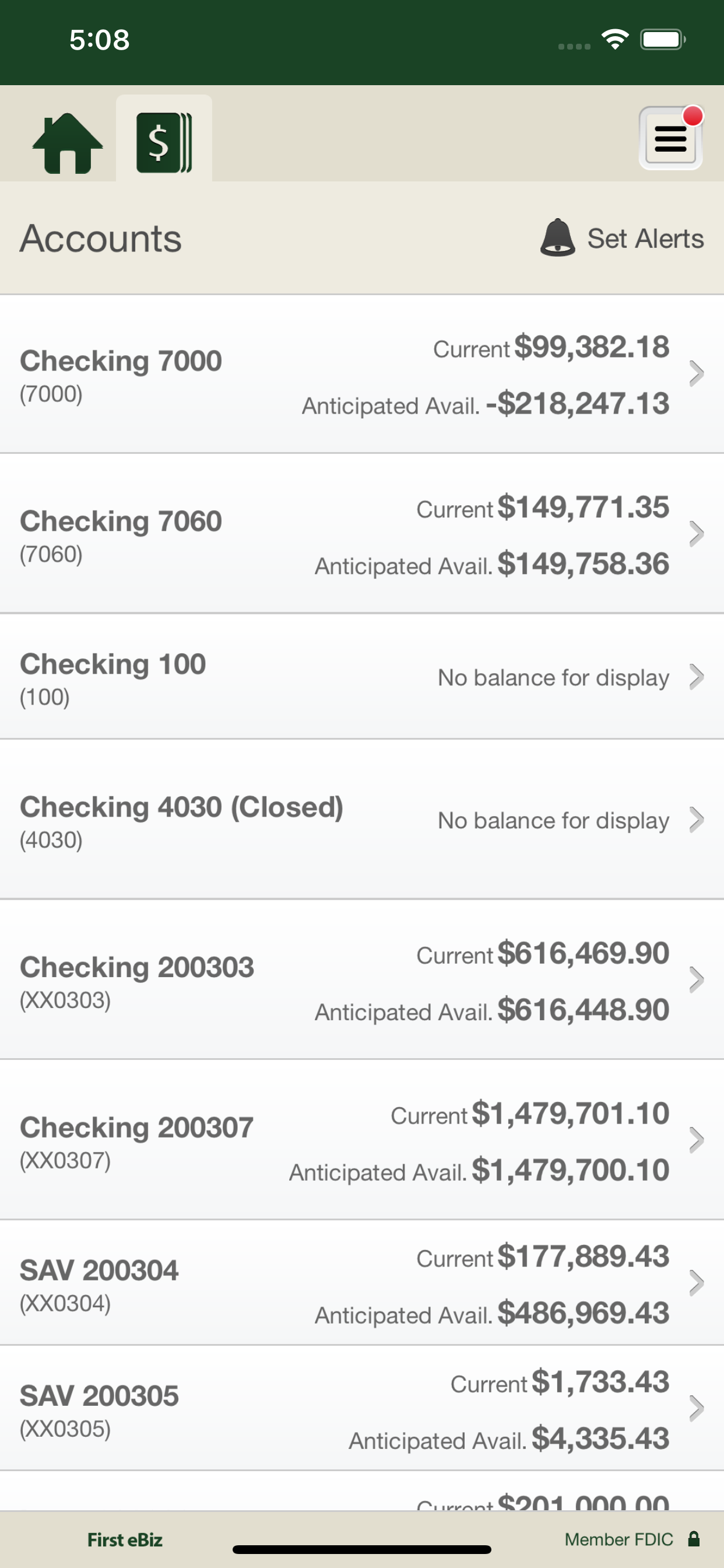 First eBiz: Mobile Banking screenshot 4