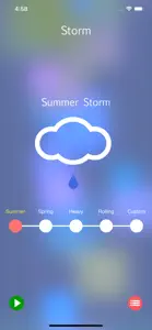 Storm Rain Sounds screenshot #2 for iPhone