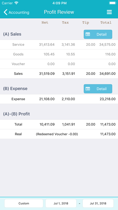TapBiz Business Manager Screenshot