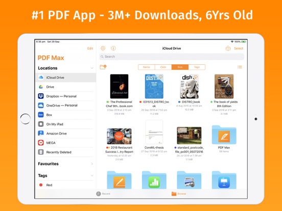 PDF Max Pro iPad app afbeelding 1
